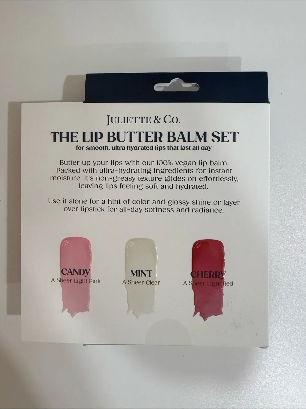 The Lip Butter‎ Balm Set — Pink, Green, Red (3-Pack)